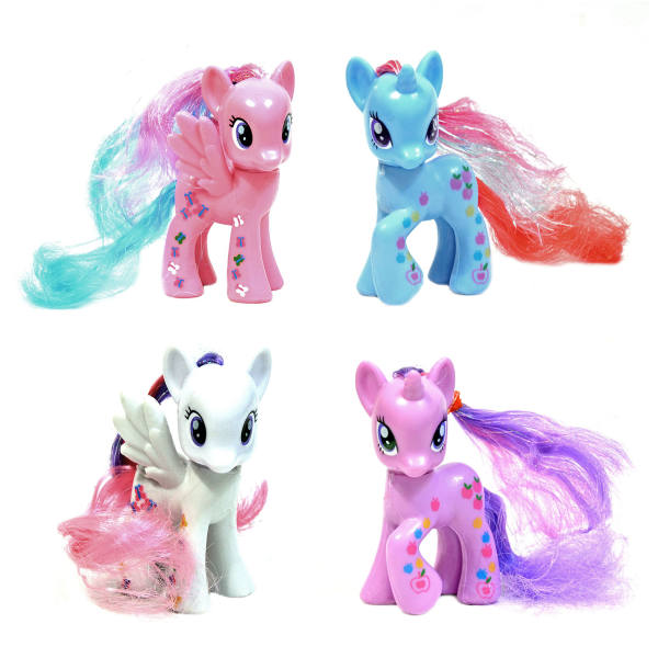 عروسک طرح اسب پونی مدل Tooka Pony143 مجموعه 4عددی