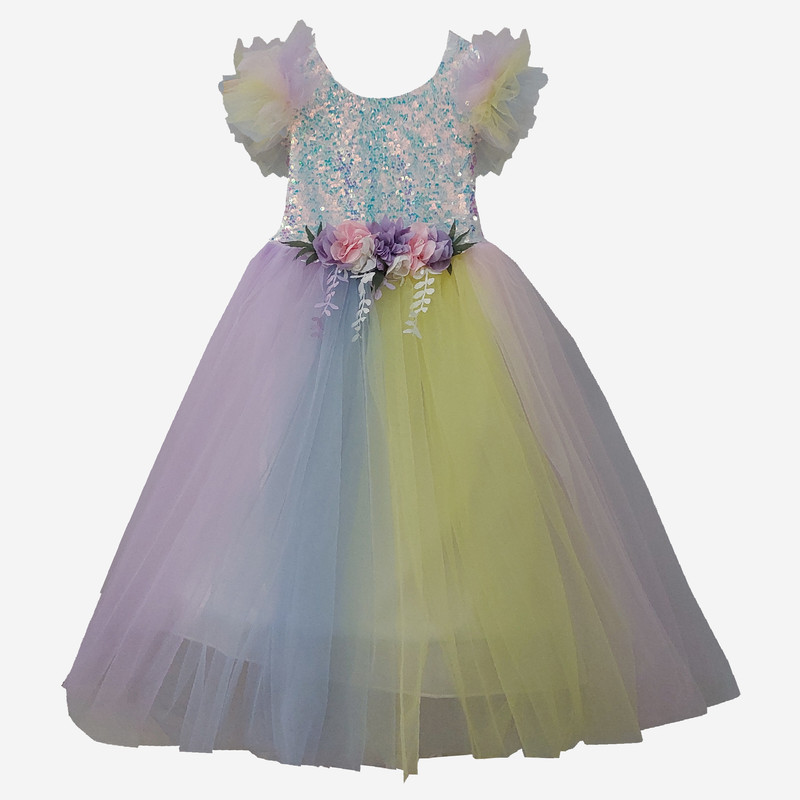 لباس عروس بچه گانه رنگی