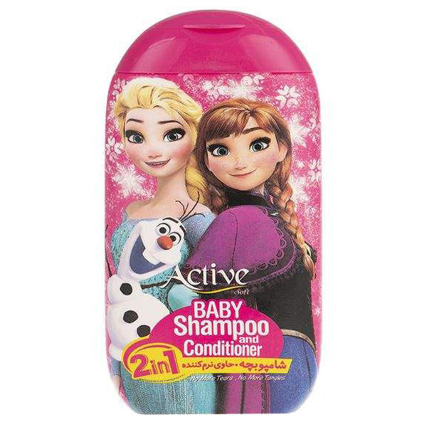 شامپو بچه اکتیو حاوی نرم کننده مدل Frozen