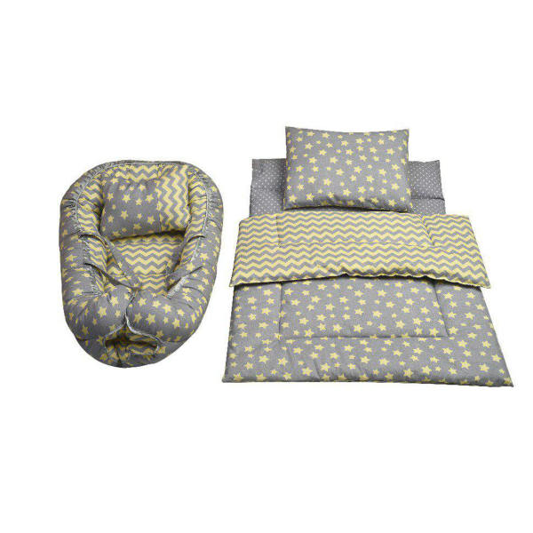 سرویس پنج تکه خواب نوزادی الی مدل ستاره طلایی