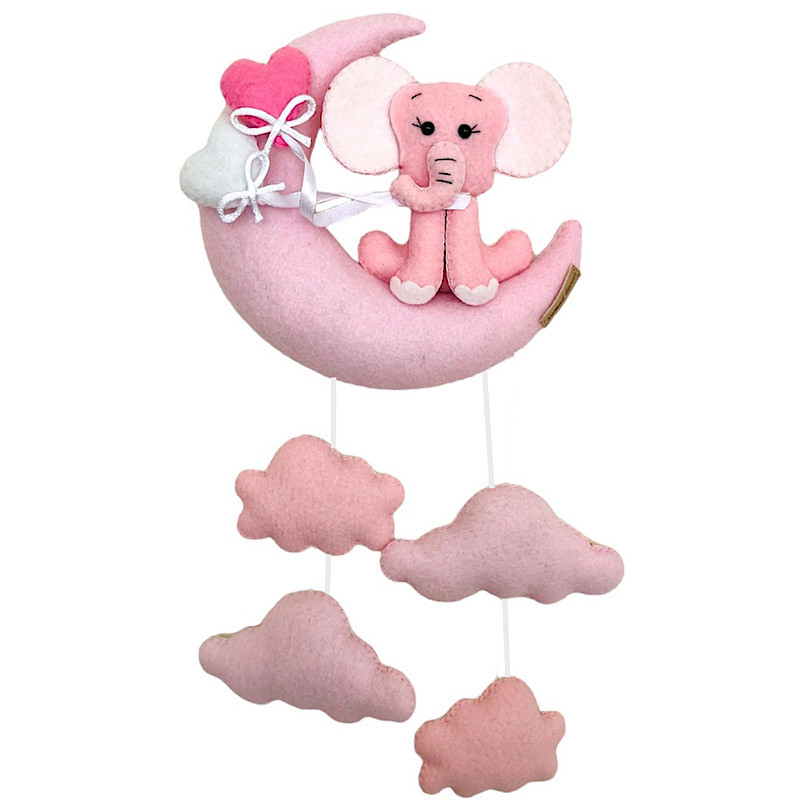 آویز تخت ماه و فیل