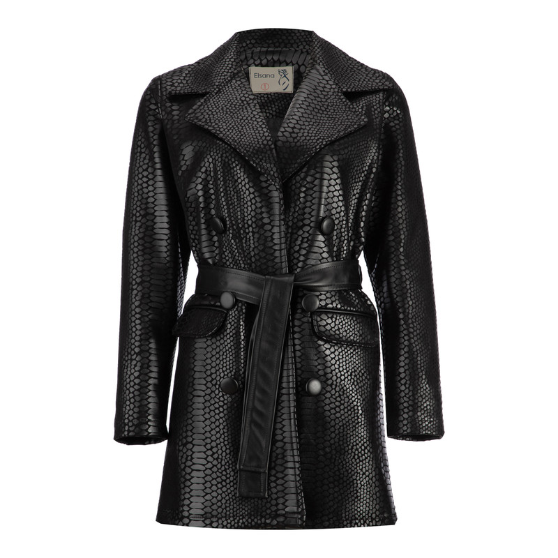 پالتو زنانه بلند براق