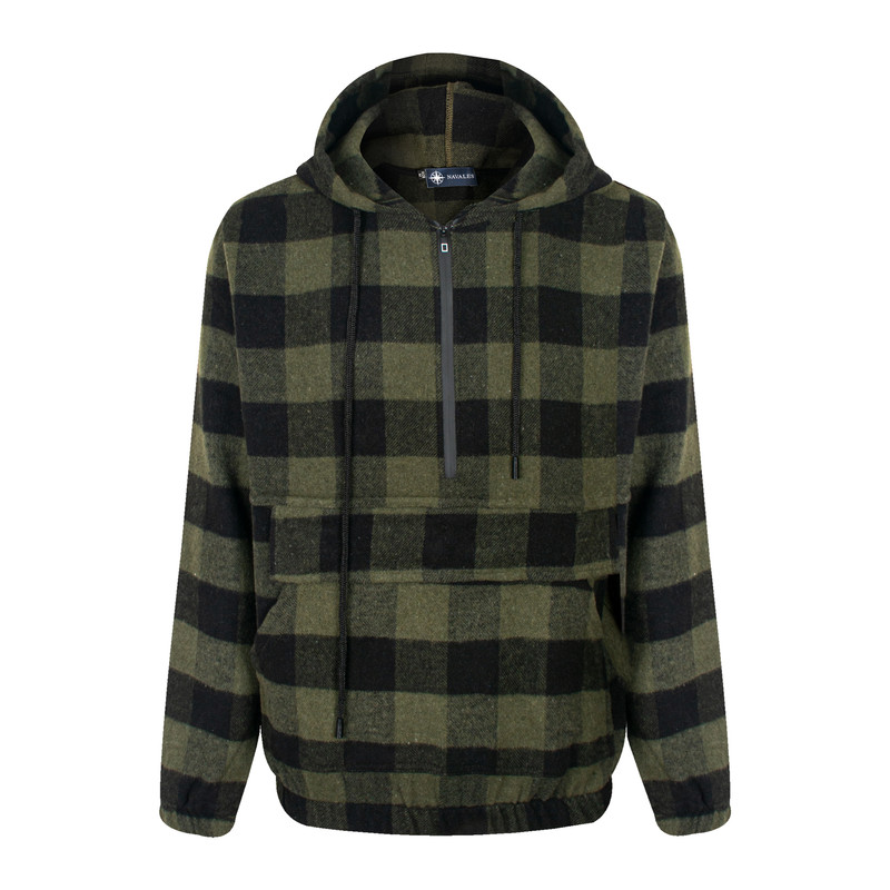 هودی مردانه چهارخانه