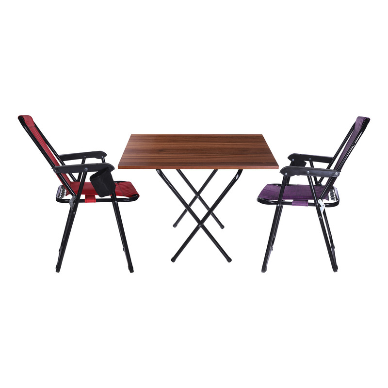 میز و صندلی تاشو دو نفره